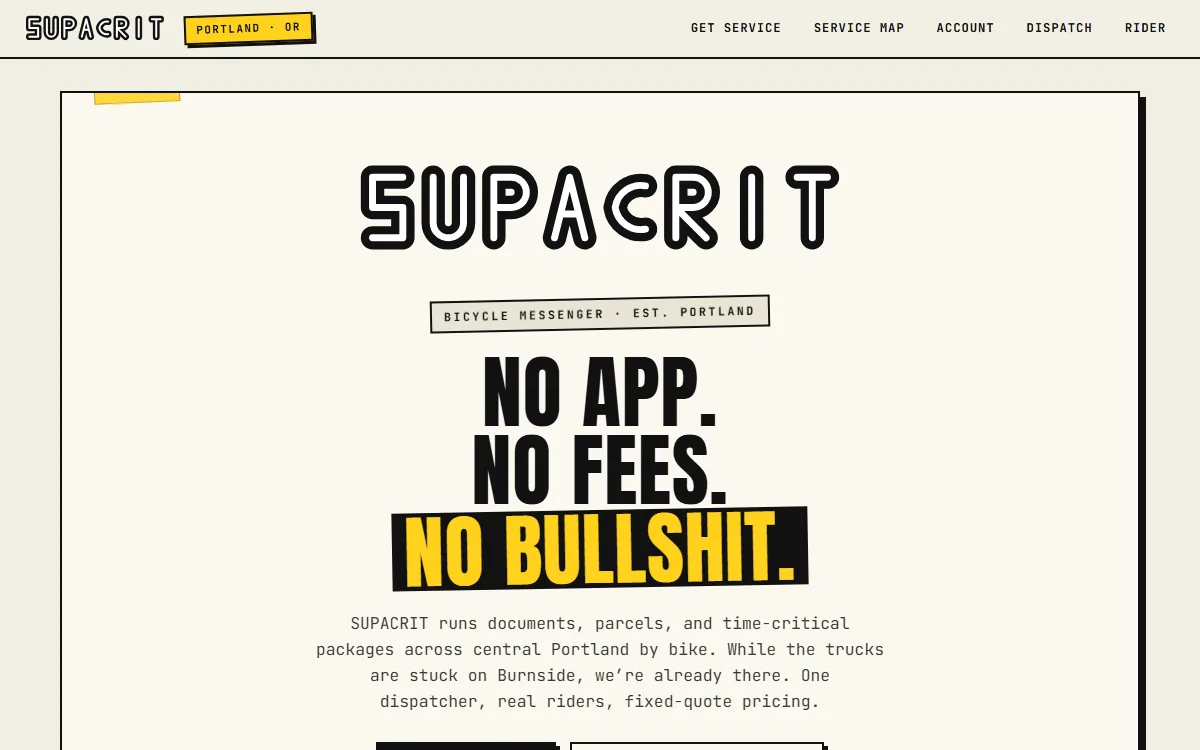 SupaCrit application